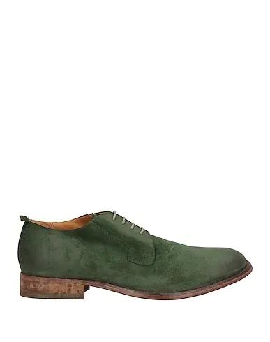 Dark green Laced shoes