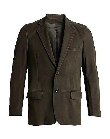 Dark green Leather Coat