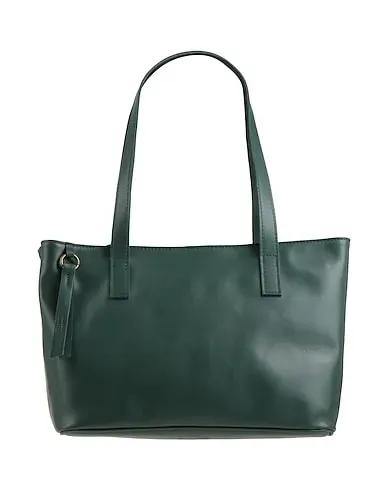 Dark green Leather Handbag