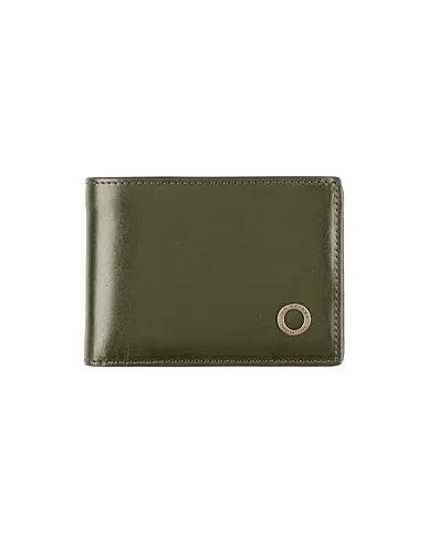 Dark green Leather Wallet