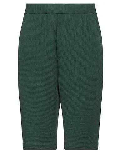 Dark green Piqué Shorts & Bermuda
