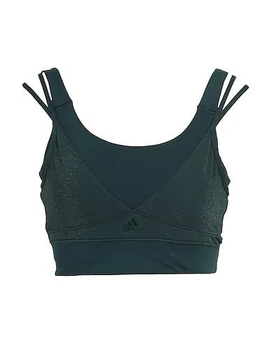 Dark green Synthetic fabric Crop top PWI MS HOLIDAY