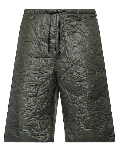 Dark green Techno fabric Shorts & Bermuda