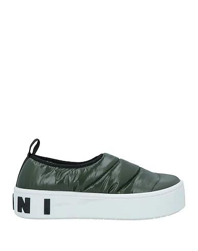 Dark green Techno fabric Sneakers