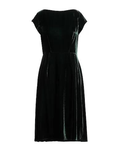 Dark green Velvet Midi dress