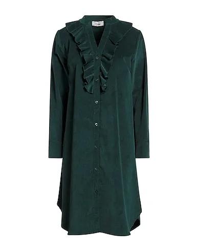 Dark green Velvet Short dress
