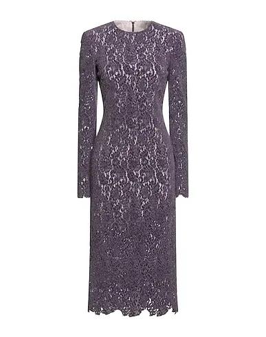 Dark purple Chenille Elegant dress