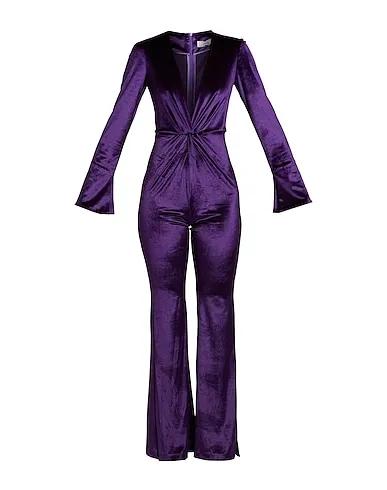 Dark purple Chenille Jumpsuit/one piece