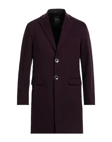 Dark purple Cotton twill Coat