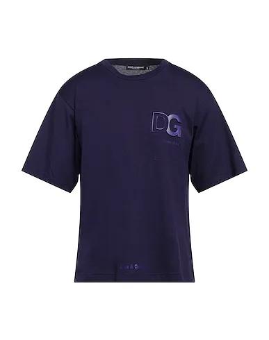 Dark purple Jersey Basic T-shirt
