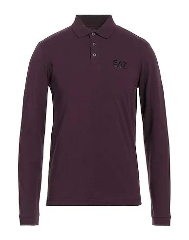 Dark purple Jersey Polo shirt