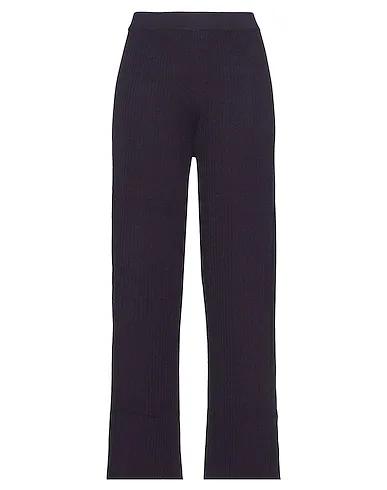 Dark purple Knitted Casual pants