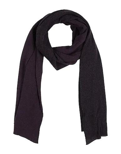 Dark purple Knitted Scarves and foulards