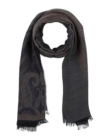 Dark purple Knitted Scarves and foulards