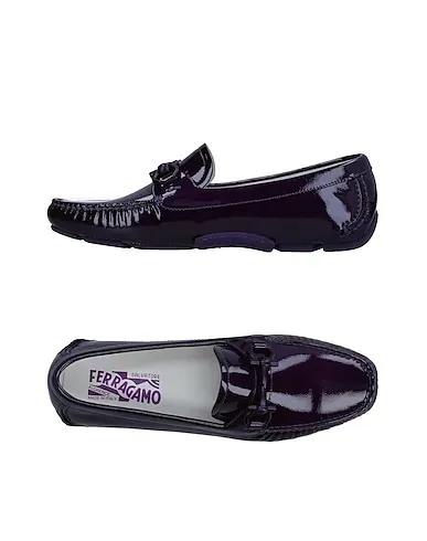 Dark purple Loafers