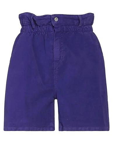 Dark purple Moleskin Shorts & Bermuda