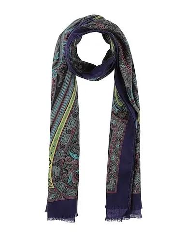 Dark purple Plain weave Scarves and foulards