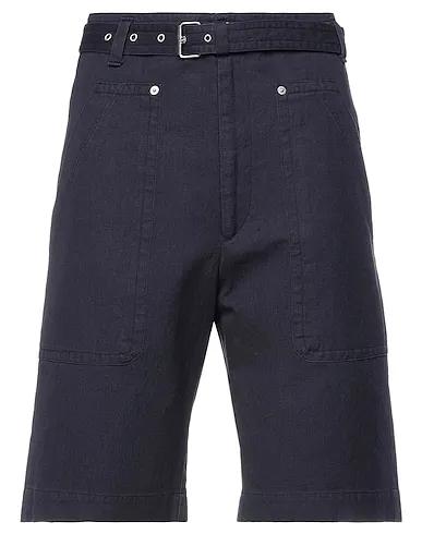 Dark purple Plain weave Shorts & Bermuda