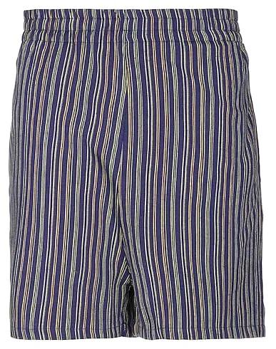 Dark purple Plain weave Shorts & Bermuda