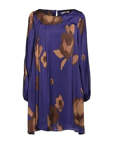 Dark purple Satin Short dress