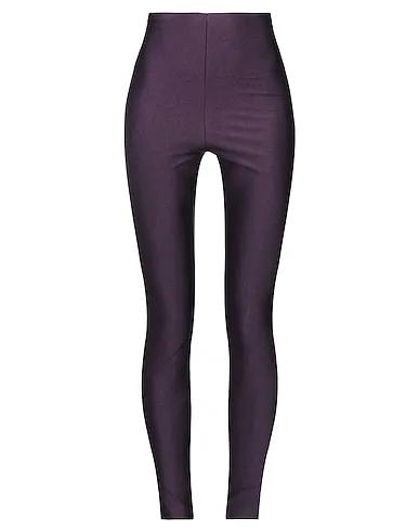 Dark purple Synthetic fabric Leggings