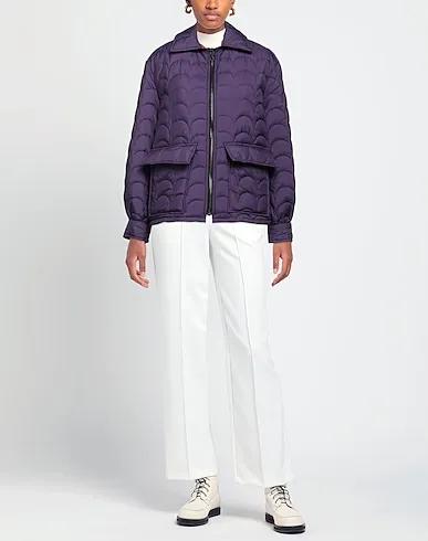 Dark purple Techno fabric Shell  jacket