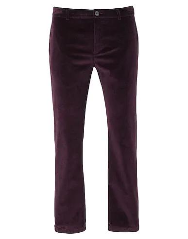 Dark purple Velvet Casual pants