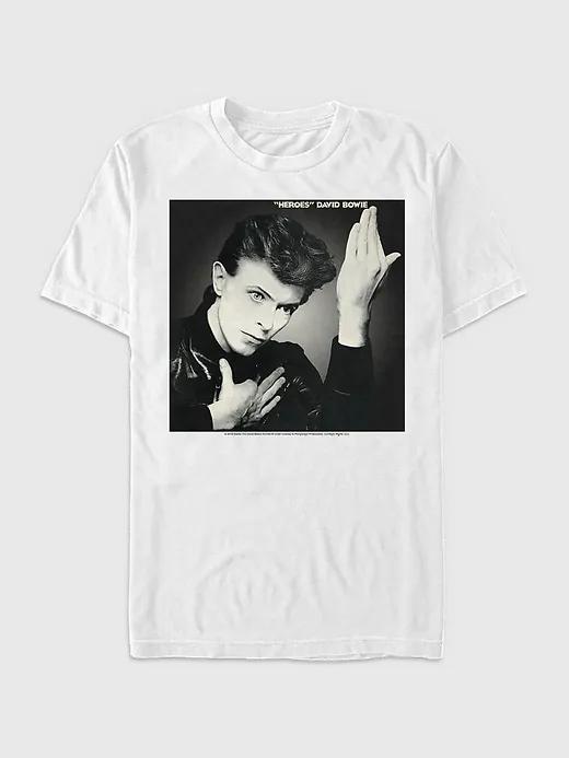 David Bowie Heroes Graphic Tee