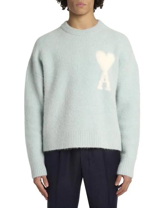 De Coeur Intarsia Crewneck Sweater