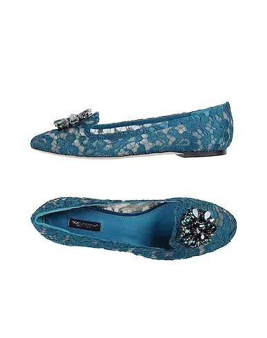 Deep jade Lace Loafers