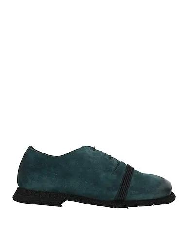 Deep jade Laced shoes
