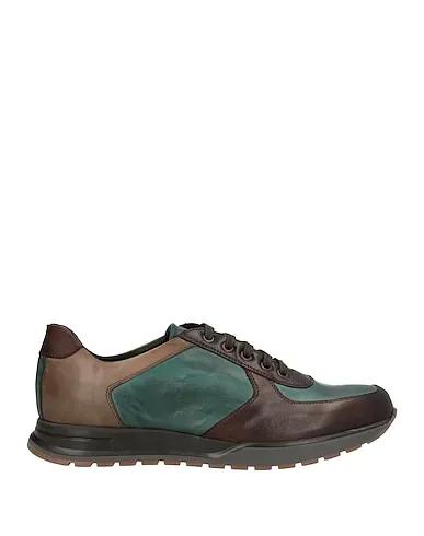 Deep jade Leather Sneakers