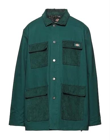 Deep jade Plain weave Jacket