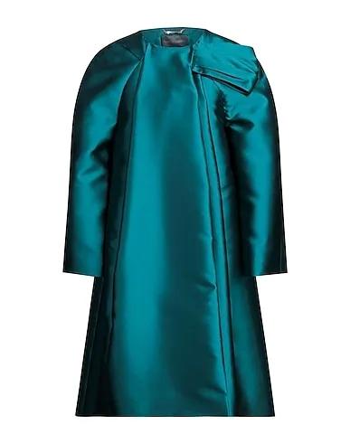 Deep jade Satin Full-length jacket