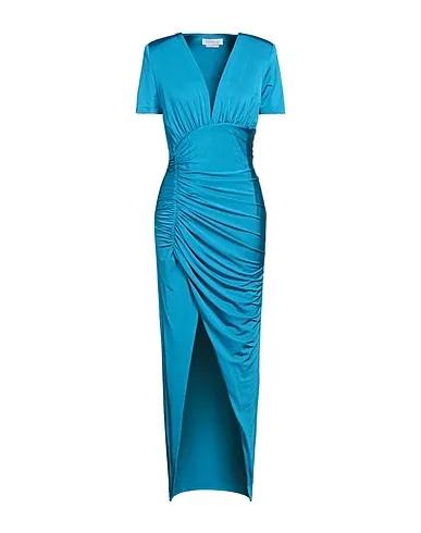 Deep jade Synthetic fabric Long dress