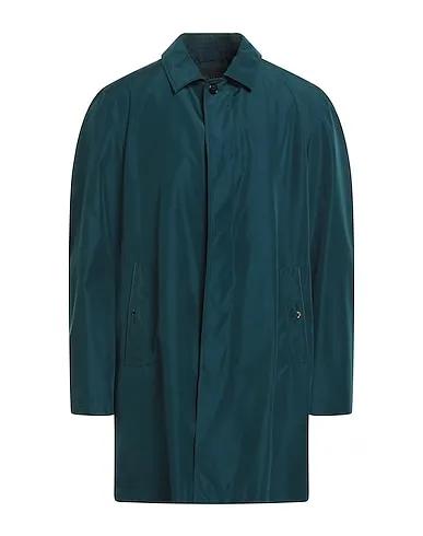 Deep jade Techno fabric Full-length jacket