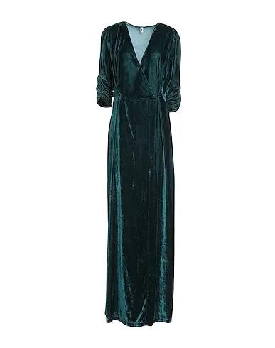 Deep jade Velvet Long dress