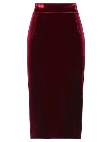 Deep purple Chenille Midi skirt