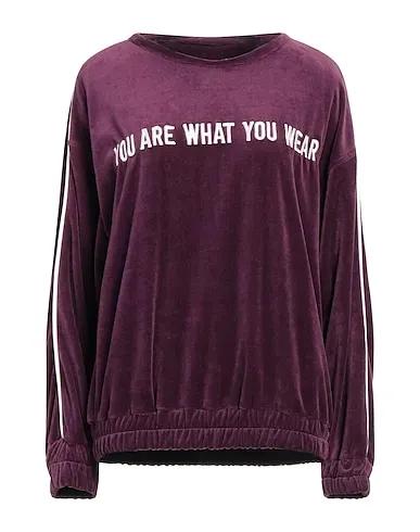 Deep purple Chenille Sweatshirt