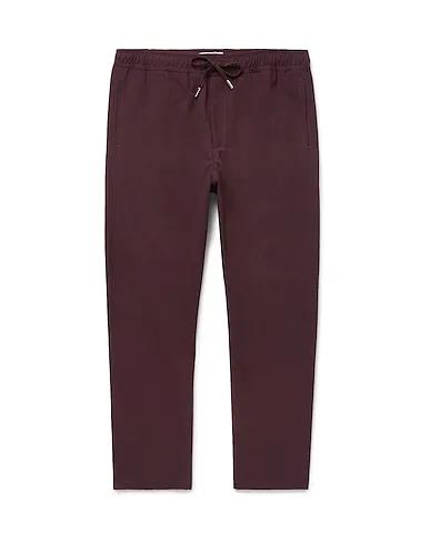 Deep purple Cool wool Casual pants