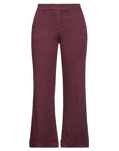 Deep purple Denim Casual pants
