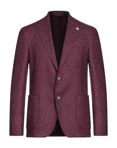 Deep purple Flannel Blazer