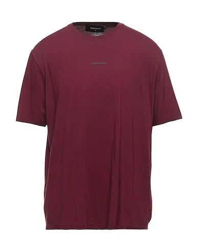 Deep purple Jersey Basic T-shirt