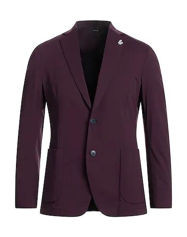 Deep purple Jersey Blazer
