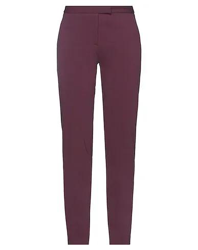 Deep purple Jersey Casual pants