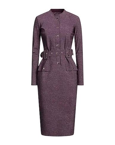 Deep purple Jersey Midi dress
