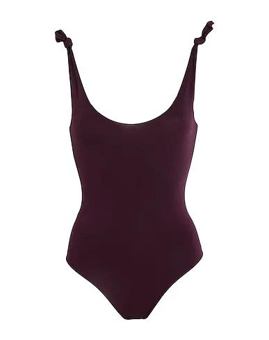 Deep purple Jersey One-piece swimsuits Ginestra
