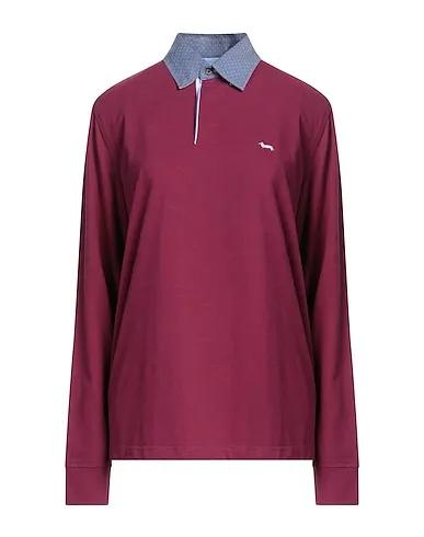 Deep purple Jersey Polo shirt