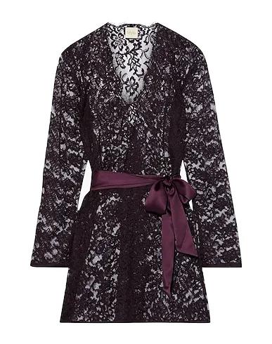 Deep purple Lace Dressing gowns & bathrobes