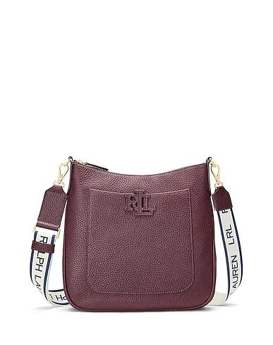 Deep purple Leather Cross-body bags